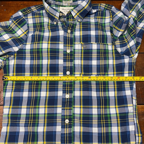 Abercrombie & Fitch Multicolor Plaid Button Down Shirt - Picture 10 of 10